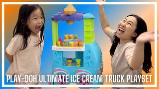 Dad surprises Toddler with a Play-Doh Ultimate Ice Cream Truck Playset!