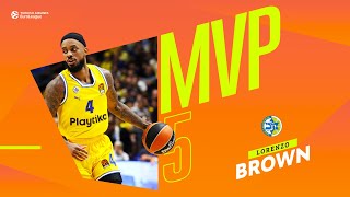 Lorenzo Brown | Round 5 MVP | 2022-23 Turkish Airlines EuroLeague