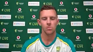 PRESS CONFERENCE: JOSH HAZELWOOD ON HIS 5 WICKET HAUL AND STATE OF PLAY