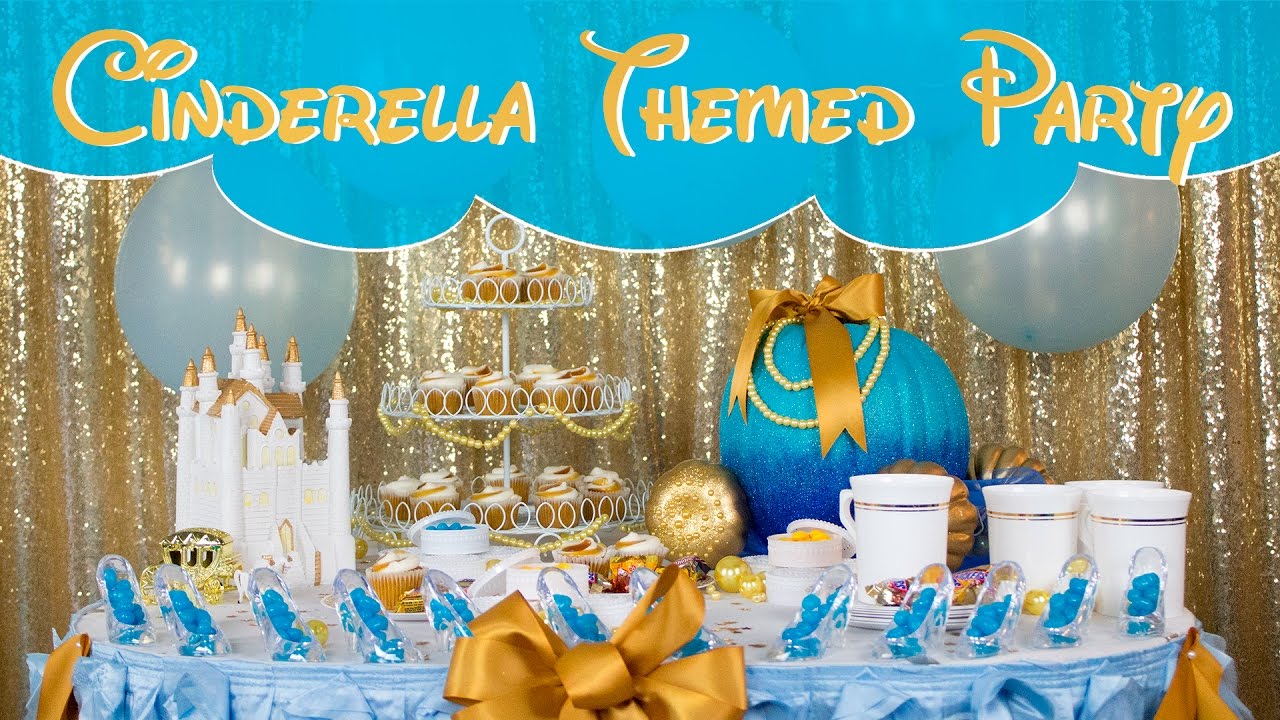 Smile World Cinderella Backdrop For Birthday Party Princess Decorations ...