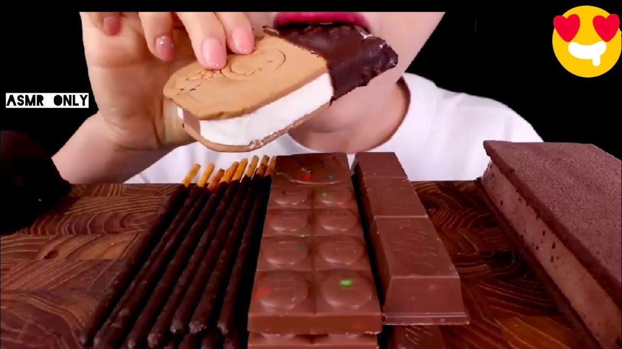 Asmr Chocolate Party Ice Cream Pave Chocolate Mochi Tico M M Snack