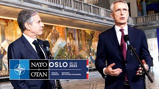 NATO Secretary General with 🇺🇸 US Secretary of State Antony J. Blinken, 01 JUN 2023