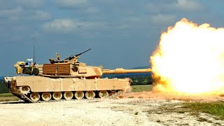 Танк M1A2 Abrams/ Взгляд изнутри/Стрельбы