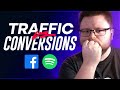 Traffic vs Conversion Campaigns for Spotify Facebook Ads