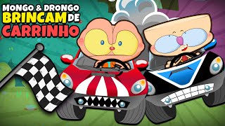 Mongo e Drongo APOSTAM corrida de CARROS - Brincadeira de Carrinhos - Corrida 🏁🚗