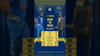 India vs Sri Lanka ODI 2023 | Head to Head #shorts #cricket #IndvSl