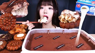 찾았다 꿀조합🍰🤎투썸 티라미수파티팩 우유말먹 다양한 약과 꿀조합 리얼사운드 TIRAMISU CAKE \u0026 YAKGWA DESSERT MUKBANG ASMR