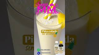 Piña colada sin alcohol: Receta paso a paso.