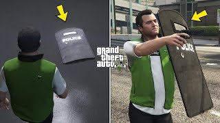 How To Get A Police Shield in GTA 5! (Secret Location)