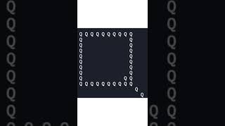 Java Program Print Alphabet ( Q ) using for loop . #shorts 🔥🔥
