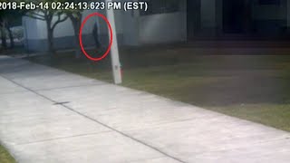 Exterior surveillance video from Marjory Stoneman Douglas High School released