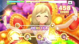 SO-02Kでデレステ『スパイスパラダイス』MASTER フルコン 速度8【3Dリッチ】