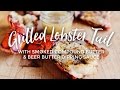 Grilled Lobster Tails with Cold Smoked Compound Butter