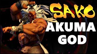 SFV - Sako Akuma | Filth Dirt \u0026 All The Garbage * Compilation * - SF5