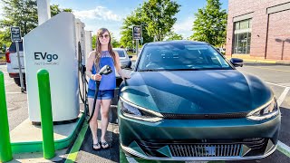 How much to charge exclusively at a DC Fast Charger for a month | Kia EV6 ElectrifyAmerica DCFC