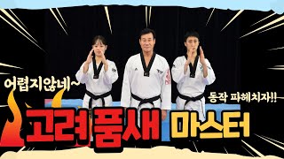 Taekwon Channel [KORYO 고려] 한 동작 한 동작씩 알아보자 지금까지 이런 고려품새 영상은 없었다~!!