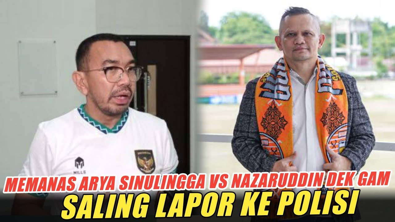 MEMANAS😲 Arya Sinulingga Lapor Balik Presiden Persiraja, Nazaruddin Dek ...