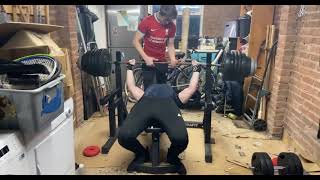 185kg/408lbs Bench Press at 19 years old