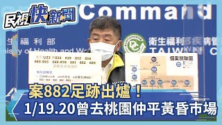 快新聞／案882足跡出爐！ 1/19、20曾去「桃園仲平黃昏市場」－民視新聞