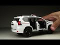 unboxing of toyota land cruiser prado police diecast car 🚨