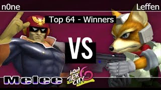 LTC 6 - ALG | n0ne (C Falcon) vs TSM | Leffen (Fox) Top 64 - Winners - Melee