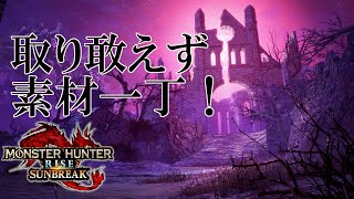 【モンハンRISE/SUNBREAK】まったりのんびり素材集めの旅【#monsterhunterrise  】