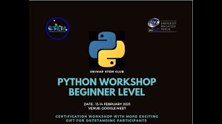 Day 2 of Python Workshop-Beginner Level