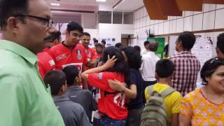 Jubilation after Vikramaditya Kulkarni ties the score 3-3