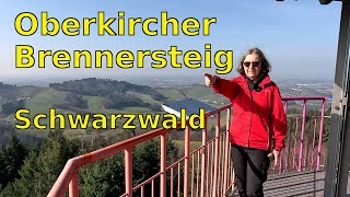 Oberkircher Brennersteig - eine aussichtsreiche Wanderung im Schwarzwald.