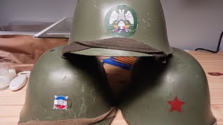 All 3 Variations of the Jugoslavian Army Helmets (Steel)