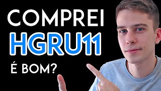 VALE A PENA COMPRAR HGRU11? | FUNDO IMOBILIÁRIO