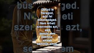 Győzd le haragod, add fel büszkeséged   #buddha #gautama_buddha  #bölcsesség