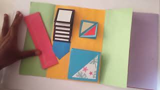 Lapbook Tutorial ,How to make an easy Lapbook /Tutorial: basic lapbook,scrapbook for school project