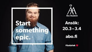 Start something Epic at Åbo Akademi University