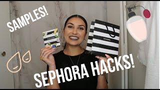 SEPHORA AND COSMETIC STORE HACKS! SAMPLES SAMPLES SAMPLES!!!