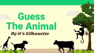 Guess the Animal by Its Silhouette & Unlock Fact about it | Animal by its shadow | Animal Fact