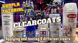 Gunpla Tutorial - Applying Clearcoats + Testing 6 different clears - [4K]