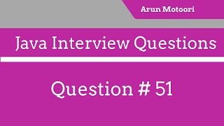 Java Interview Questions #51 - What is the difference between static and instance variables?