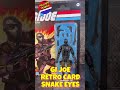 New GI Joe Retro Snake Eyes #shorts #actionfigurephotography #actionfigures #gijoe