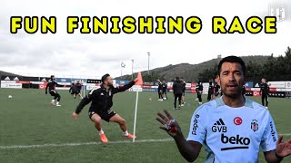 Fun Finishing Race | Soccer Drills | Football Exercises 📢Fun Warm Up Drills For Soccer