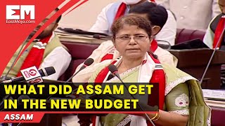 What are the key points in the Assam budget tabled by Finance Minister Ajanta Neog