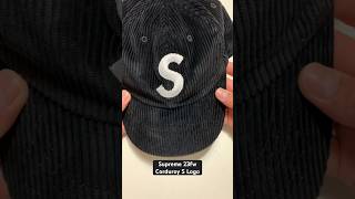 Supreme Corduroy S Logo 6-Panel Black - 23FW