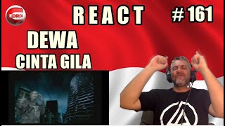 DEWA - CINTA GILA OFFICIAL MUSIC VÍDEO - BRAZILIAN REACTION CEDRIX REAKSI