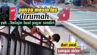 pemula jadi handal..!Dari awal sampai selesai||belajar buat pagar minimalis