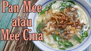 PAN MEE/MEE TARIK/MEE Cina mudah dan sedap | Mudah je resepi