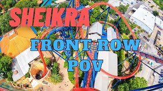 Sheikra Front Row POV 4K - Busch Gardens Tampa Bay