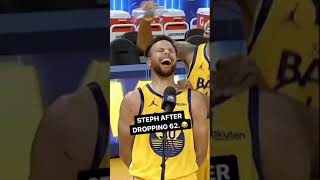 STEPH DROPS 62 GETS WATER DUMBED ON HEAD
