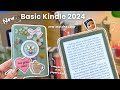 NEW basic kindle 2024 (matcha) 🍵 aesthetic unboxing,  11h gen & paperwhite comparison, customization