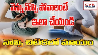 వెన్ను నొప్పి పోవాలంటే ఇలా చేయండి నొప్పి చిటికలో మాయం | Tips For Backpain | CVR HEALTH