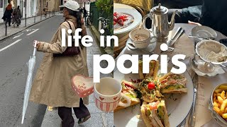 life in Paris | painting ceramics, pastries, book store, chilly days